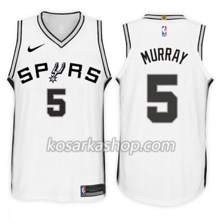 Dres San Antonio Spurs Dejounte Murray 5 Nike 2017-18 Bijela Swingman